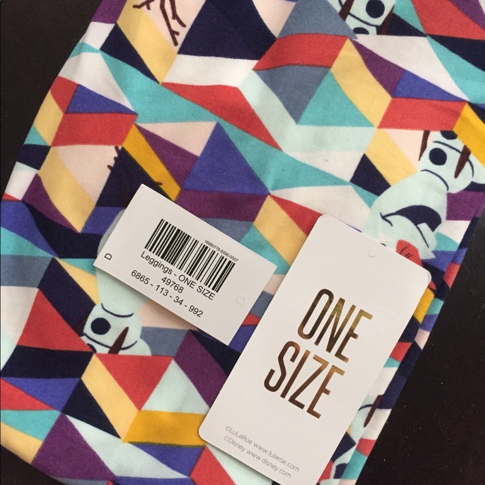 DISNEY LULAROE OLAF leggings OS